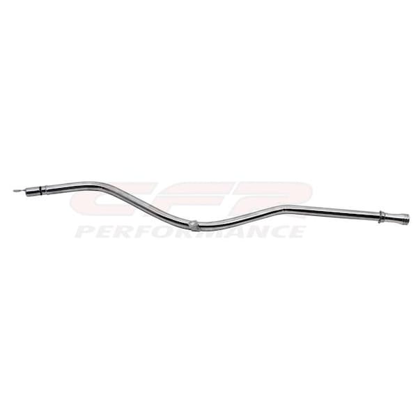Cfr Performance CFR HZ-4994D-C 34 in. Steel GM Chevy TH-350 Billet Handle Transmission Dipstick - Chrome HZ-4994D-C - main